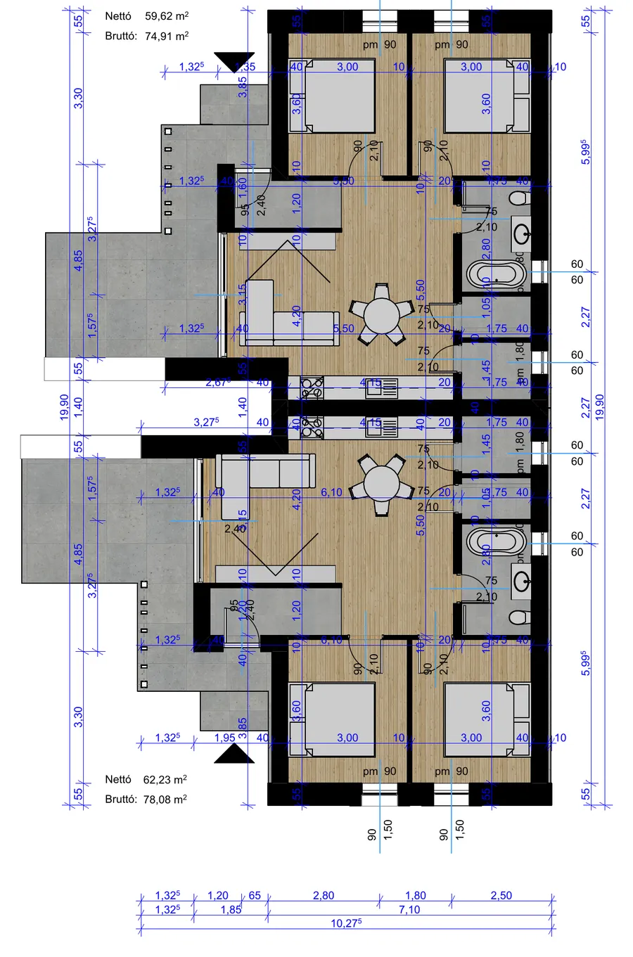 Grundriss Annabella: Basisvariante